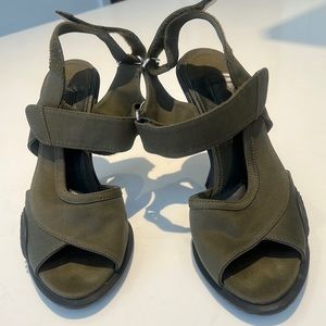 Prada Canvas Heels